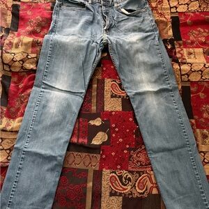 Levi’s 502 Regular Taper Rustic Washed Green-Blue Jeans 34x34